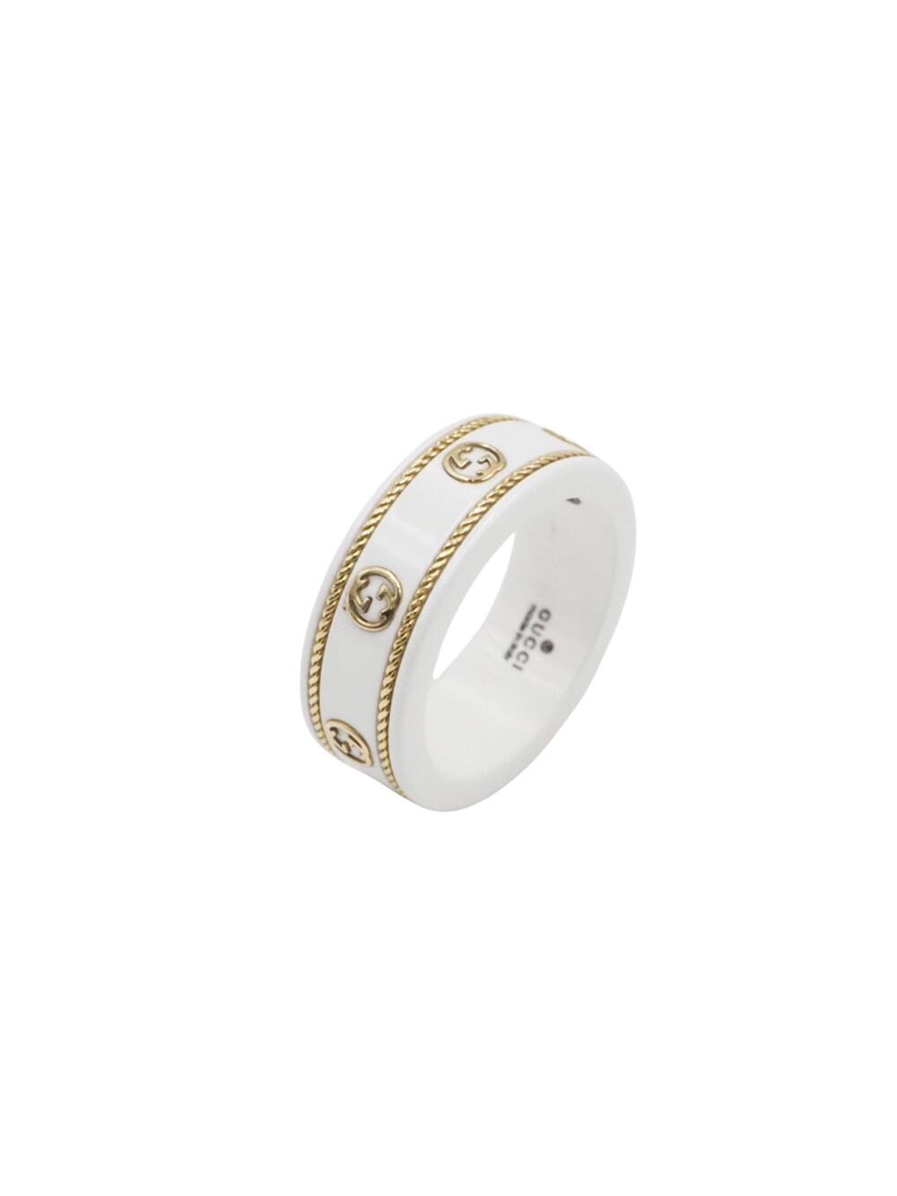Gucci Yellow Gold Interlocking Icon #358837G55B